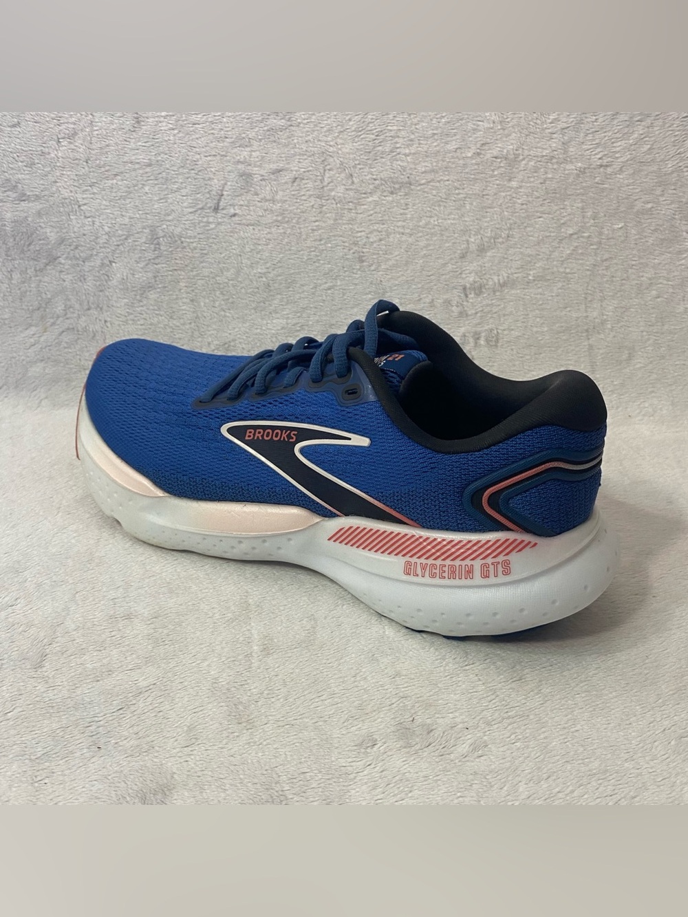 Brooks Women’s Glycerin GTS 21 Running Sneakers Shoes Blue Icy Pink Rose Size 7